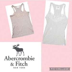 2-1 Deal abercrombie & Fitch white | gray tank top